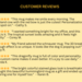 5-star customer reviews from happy customers.This mug makes me smile every morning. 